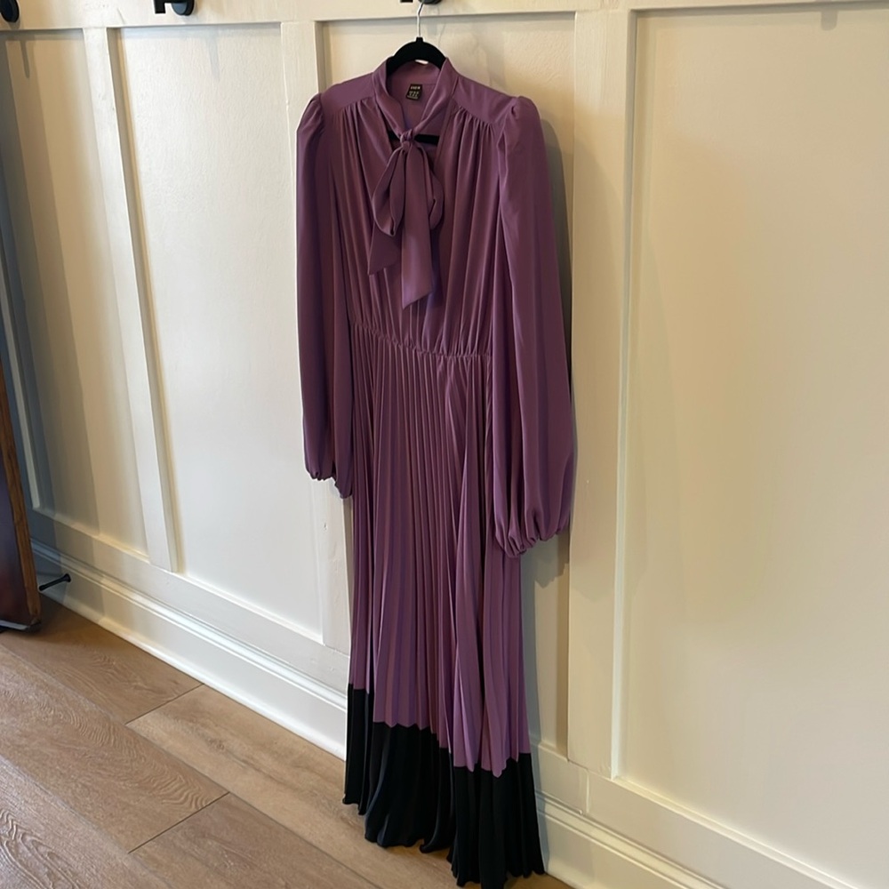 Purple maxi dress